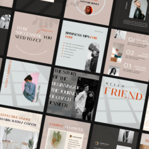 100 Instagram Canva Creator Templates for Online Coaches